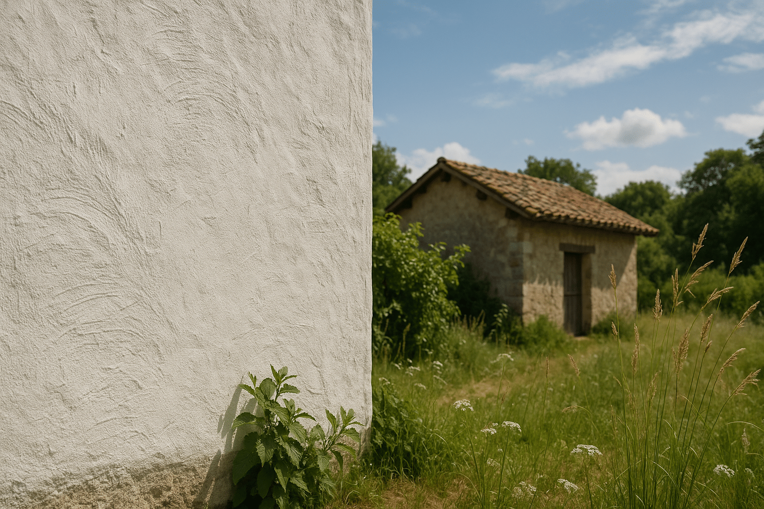 peinture à la chaux